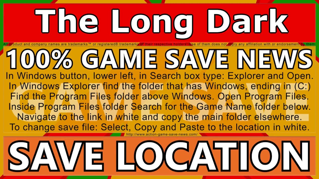 the long dark save file